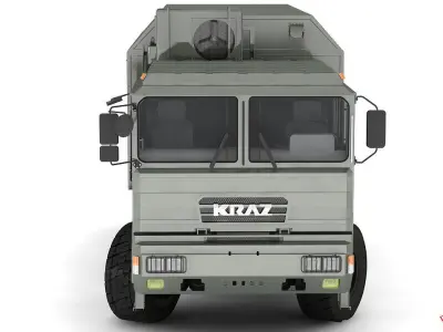 Ambulance military vehicle 3D model