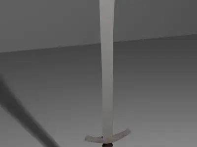 Medieval Sword Falchion 3D model