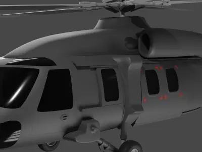 Harbin Z-20 - THE CHINESE BLACK HAWK - 3D model