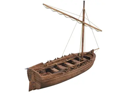 Medieval Boat 3D model