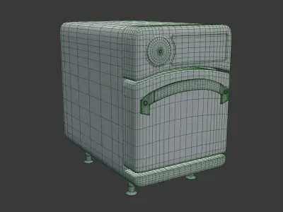 Industrial oven Free low-poly 3D model