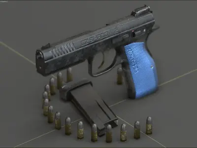 Shadow CZ 2 Low-poly 3D model