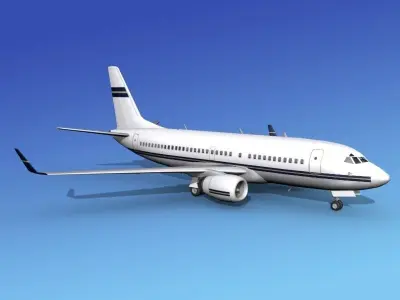Boeing 737-700ER Corporate 2 3D model