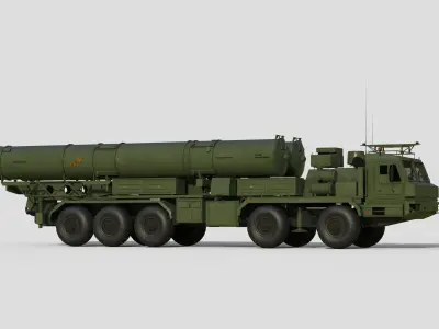 S-500 Prometheus missile system 3D model