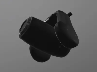 Trakkabeam A800 Searchlight Low-poly 3D model