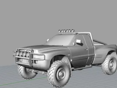2004 Dodge Ram 2500 Free 3D print model