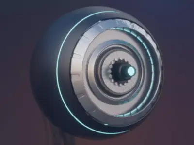 Sci Fi Eye 3D model purchase