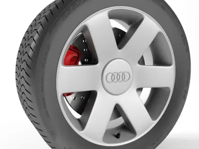 Audi A2 Wheel 3D model