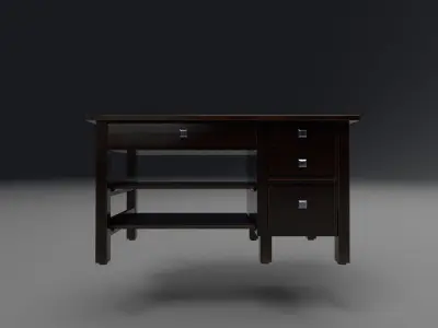 Writing Table Free low-poly 3D model