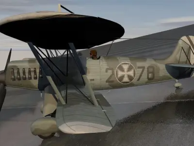 Heinkel He-51 A-1 3D model