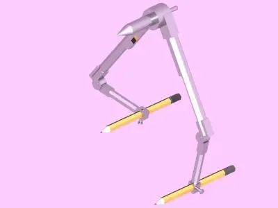 Multi utility pocket compass 3D model