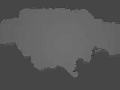 Jamaica Island Model Low-poly 3D model