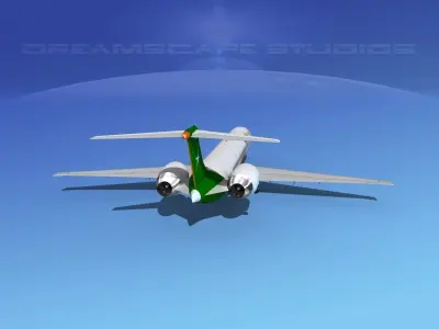 McDonnell Douglas MD-90 Uni Air 3D model