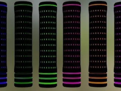 Mutated Suppressor Pack II Free low-poly 3D model