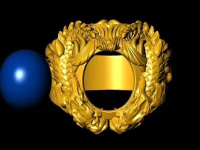 Marine Treasure A Unique Fish Ring Design Free 3D print model