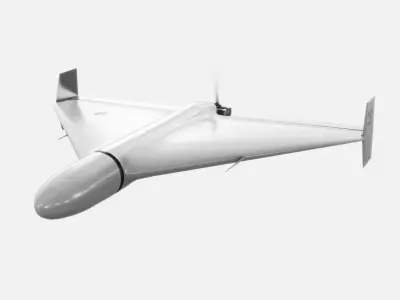 Shahed 136 drone Low-poly 3D model