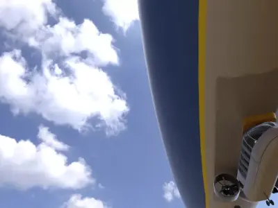 Goodyear Blimp - Airship - Dirigible Low-poly 3D model