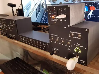 Switch Panel for Baron B58 3D print model
