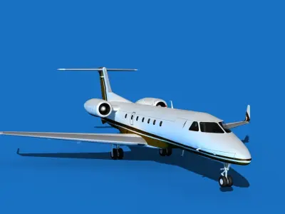 Embraer Legacy 500 V07 3D model