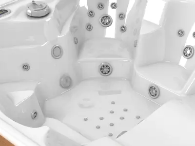 Whirlpool 4 Person Hot Tub 3D model