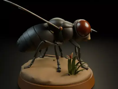 red eye flies 3D print model