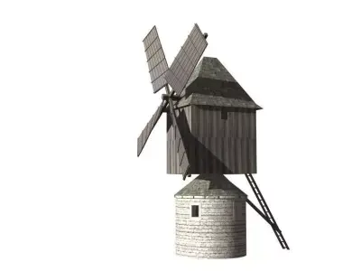 Orientable Windmill Free 3D model
