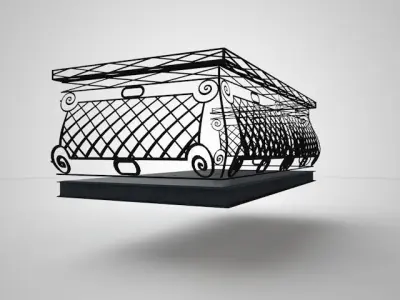 classic balcony 3D model