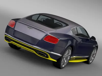  Bentley Continental GT Speed Breitling Jet Team Series 2016 3D model