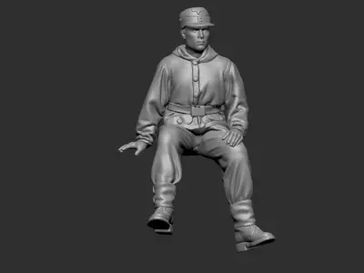 German Tankman ww2 7 3D print model