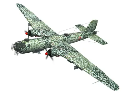 Heinkel He-177 A-5 - Greif - 6NDN 3D model