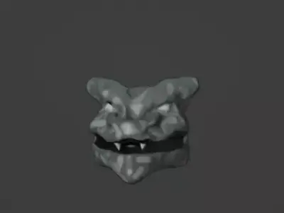 salamender head 3D model