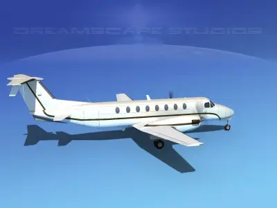 Beechcraft B1900C V06 3D model