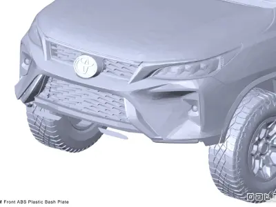 2024 TOYOTA Fortuner Legender 3D Scan Surface Data 3D model