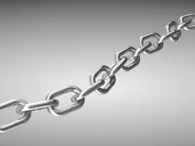 Chain Low-poly 3D model