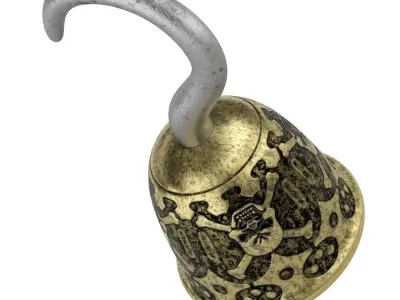 Pirate Hook 3D model