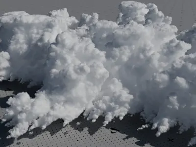 VDB Cumulonimbus Cloud Field 1 3D model