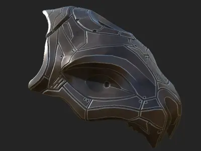 Low-poly Robot dinosaur Low-poly 3D model