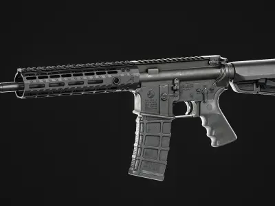 Rearden PRS Muzzle Device Low-poly 3D model