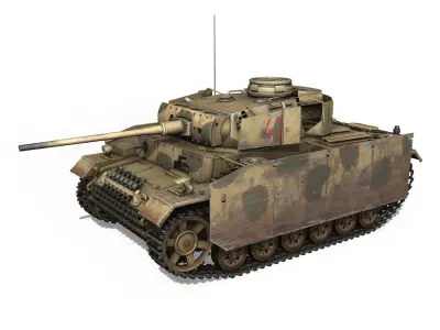 PzKpfw III - Panzer 3 - Ausf M - 421 3D model