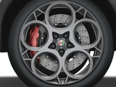 Alfa Romeo Tonale Veloce 965 2022 wheel 3D model