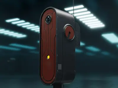 Drone VX-01Z Low-poly 3D model