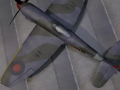 Hawker Tempest Mk-5 3D model