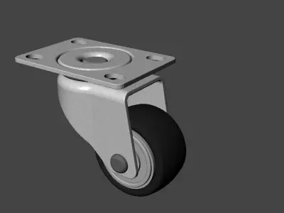 Rollers castor wheel Free 3D model