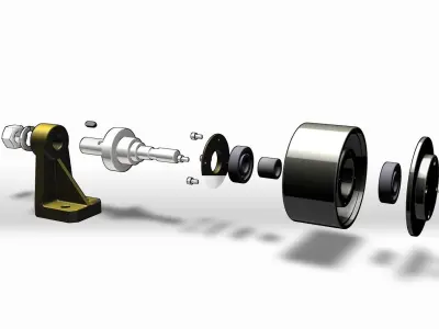 Belt Tensioner Pulley 3D model