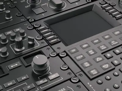 Cockpit Elements 3D model