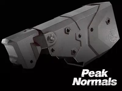 X2 Blade Tech Holster Low-poly 3D model