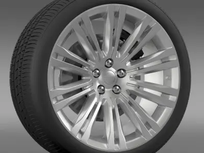 Chrysler 300C 2012 wheel 3D model