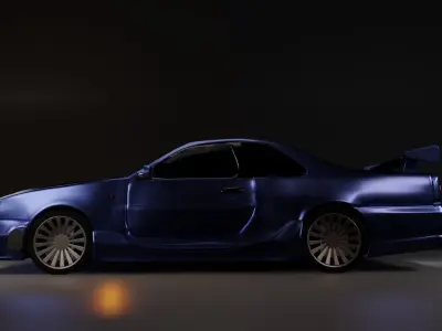Nissan Skyline GTR-R34 Free 3D model