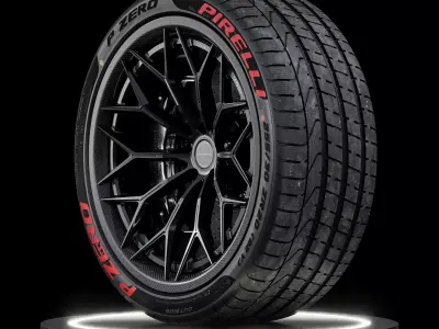 Pirelli P ZERO 255 30 ZR20 92Y Lambo Front 3D model