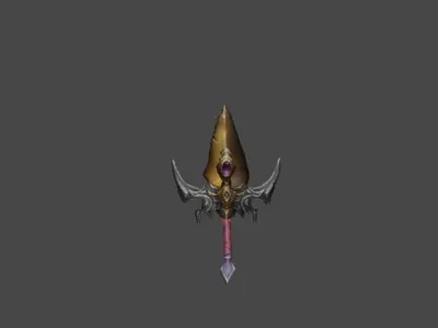 Zeloeman Sword A 55 Low-poly 3D model